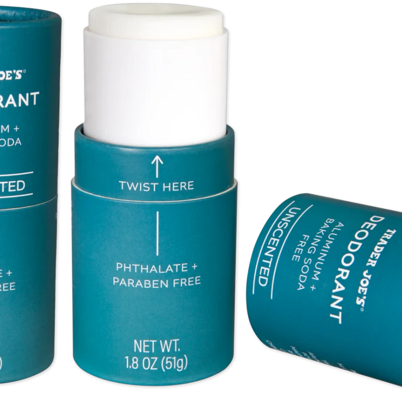 Unscented Deodorant Aluminum Free Natural Odor Absorbing Moisturizing Daily Use