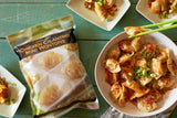 Chicken Cilantro Mini Wontons Frozen Savory Dumpling Snack 12 Oz