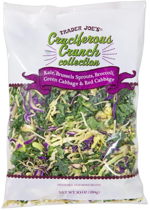 Cruciferous Crunch Collection Pre-Cut Kale, Brussels Sprouts, Broccoli & Cabbage - 10 Oz