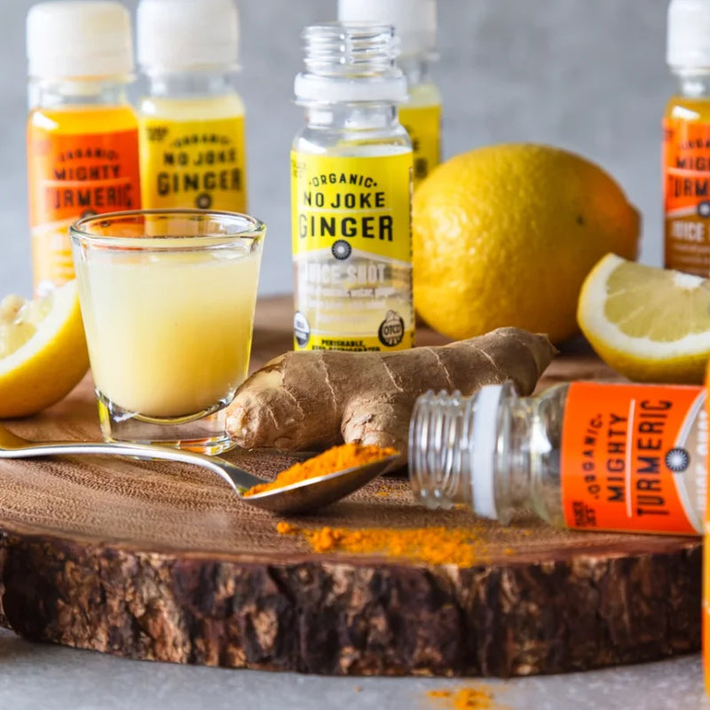 Organic Mighty Turmeric Juice Shot – Citrus Wellness Boost 2 Fl Oz