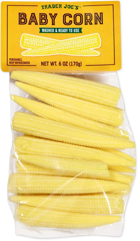 Baby Corn – Fresh, Crisp & Sweet, 6oz Pre-Washed Bag - 6 Oz