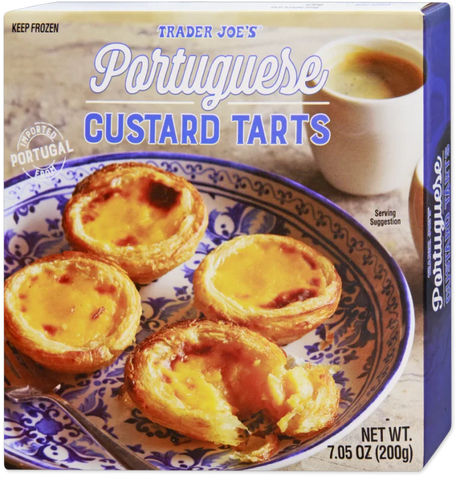 Portuguese Custard Tarts Creamy Egg Pastry Dessert 7.05 Oz
