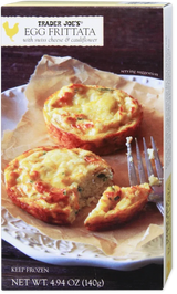 Egg Frittata Swiss Cheese High Protein Breakfast Meal 4.94 Oz