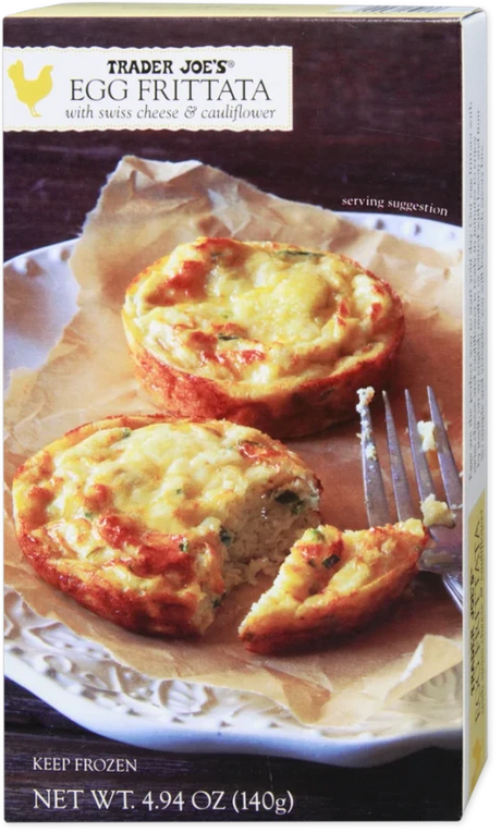 Egg Frittata Swiss Cheese High Protein Breakfast Meal 4.94 Oz