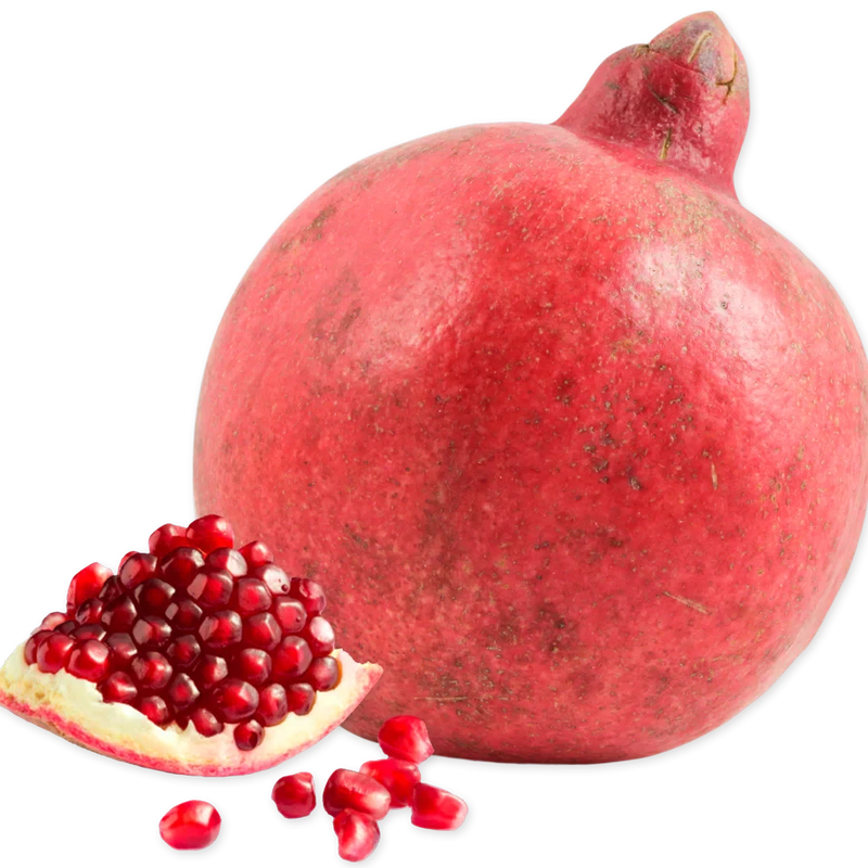 Organic Pomegranates Fresh Ruby Fruit Sweet-Tart for Holiday Recipes and Salads