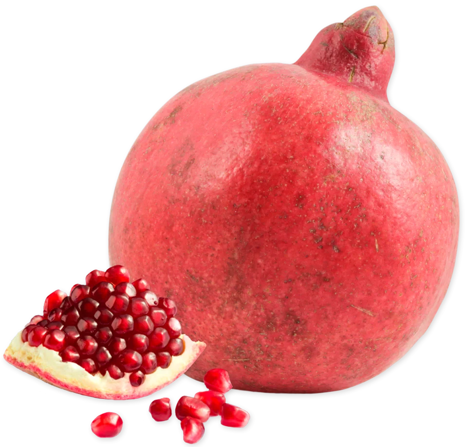 Organic Pomegranates Fresh Ruby Fruit Sweet-Tart for Holiday Recipes and Salads