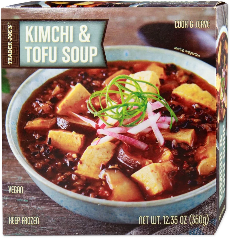 Kimchi Tofu Soup Spicy Vegan Korean Style Ready Meal 12.35 Oz