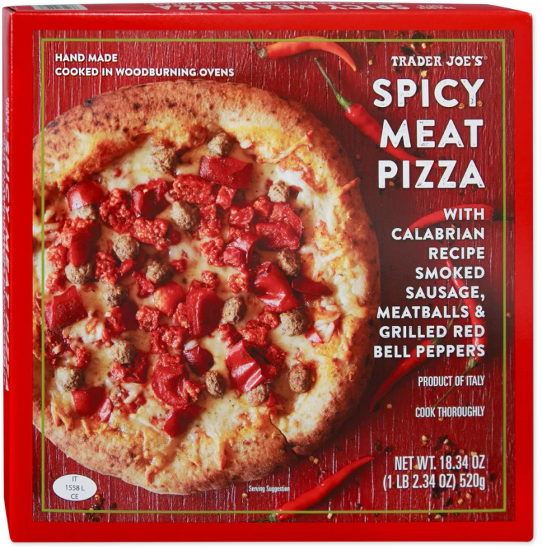 Spicy Meat Pizza Italian Style Sausage Meatball Frozen Pizza 18.34 Oz