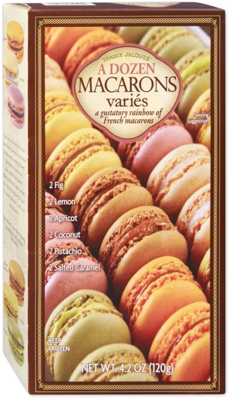 Assorted French Macarons 12 Pack Gourmet Almond Meringue Cookies 4.2 Oz