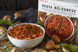 Vegan Pasta Bolognese Bowl High Protein Plant Based Meal 12 Oz