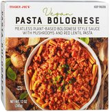 Vegan Pasta Bolognese Bowl High Protein Plant Based Meal 12 Oz