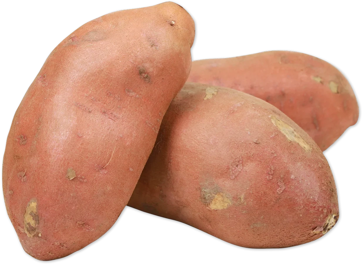 Sweet Potatoes Fresh Orange Root Vegetable for Bake Roast Fry Mash - 1 Each