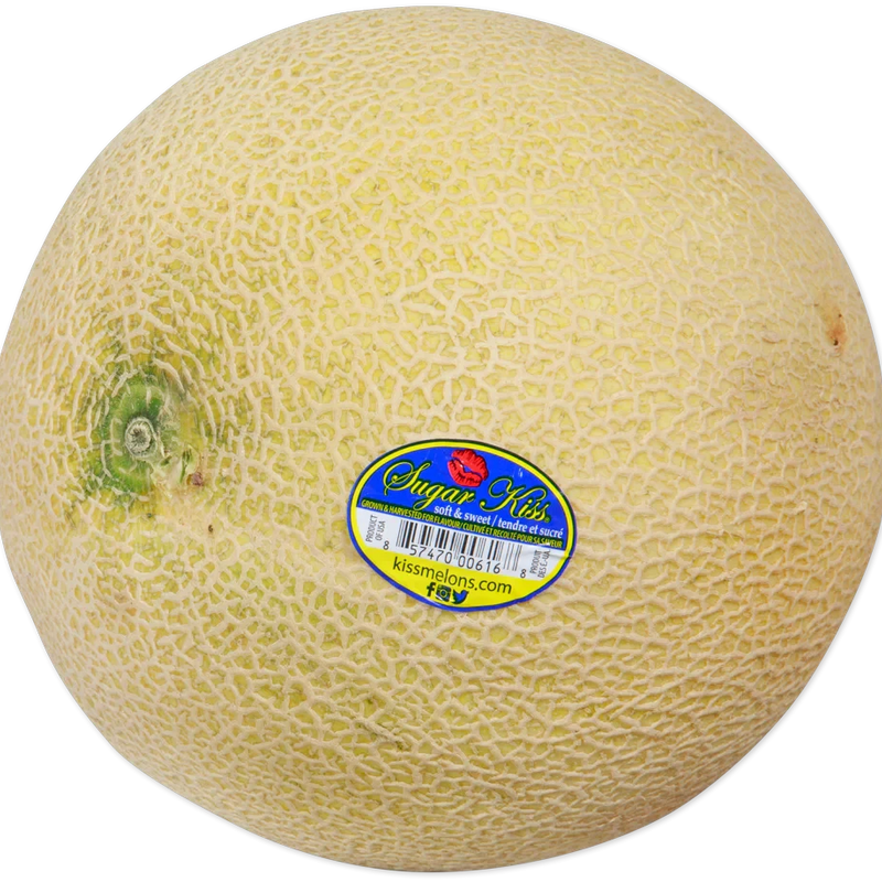 Sugar Sweet Melon Juicy Sweet Orange Flesh Fresh Specialty Fruit