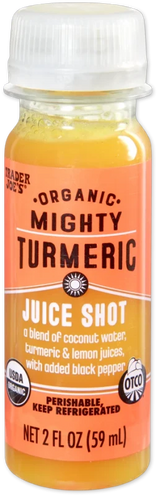 Organic Mighty Turmeric Juice Shot – Citrus Wellness Boost 2 Fl Oz
