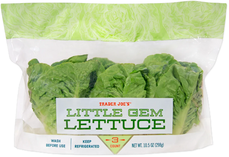 Little Gem Lettuce Crisp Tender Sweet Leaves for Salads Wraps and Grilling - 1 Each