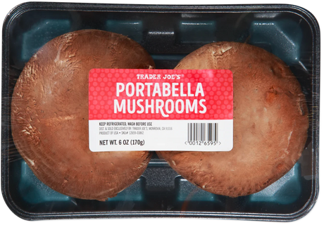 Portabella Mushrooms Hearty Meaty Vegan-Friendly Mushrooms for Grilling Stuffing and Recipes - 6 Oz