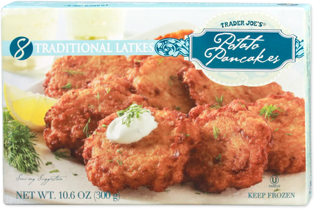 Potato Pancakes Crispy Latkes Ready to Heat Savory Snack 10.6 Oz