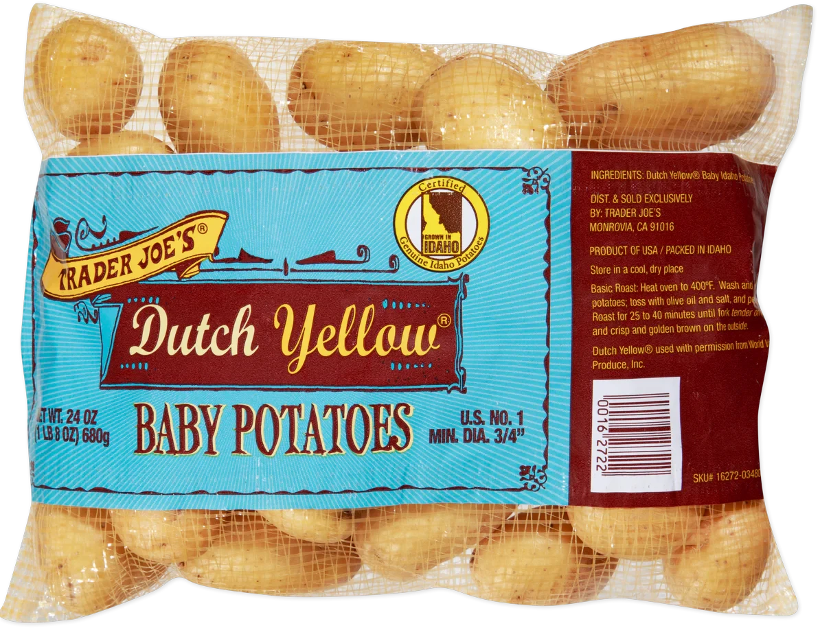 Dutch Yellow Baby Potatoes Smooth Creamy Mini Potatoes Ideal for Roasting and Salads - 24 Oz
