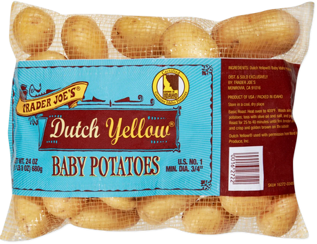Dutch Yellow Baby Potatoes Smooth Creamy Mini Potatoes Ideal for Roasting and Salads - 24 Oz