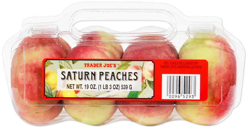 Saturn Peaches Sweet Juicy Stone Fruit for Snacking