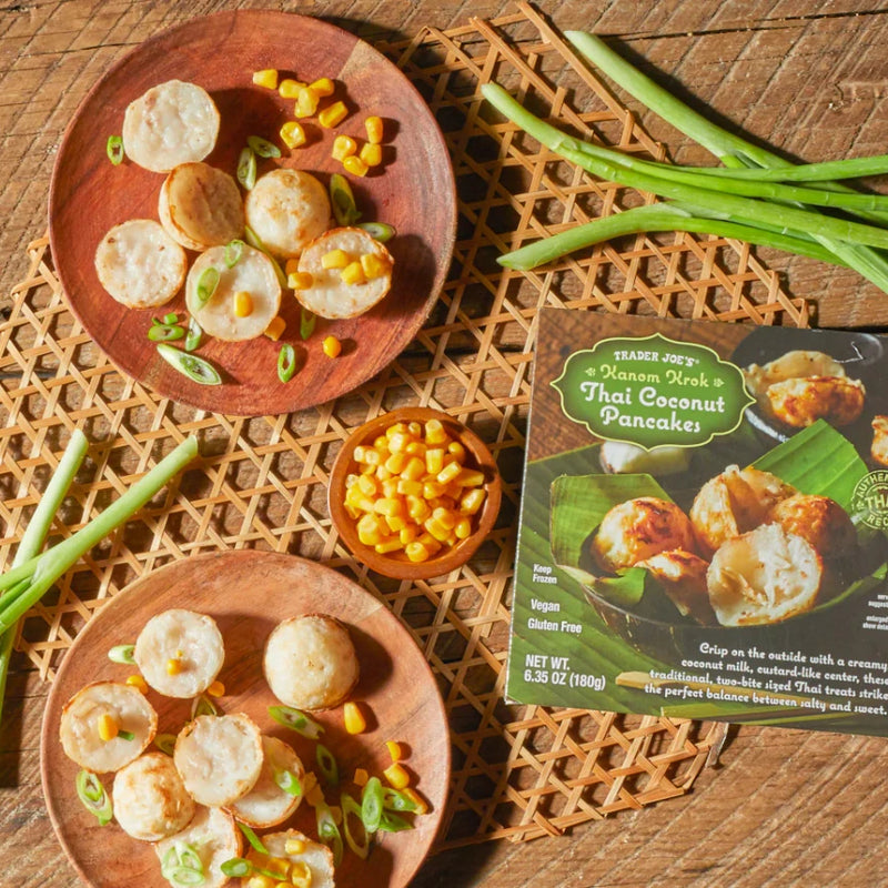 Thai Coconut Pancakes Kanom Krok Sweet Rice Dessert Snack 6.35 Oz