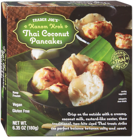 Thai Coconut Pancakes Kanom Krok Sweet Rice Dessert Snack 6.35 Oz