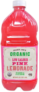 Organic Low Calorie Pink Lemonade – Light Citrus Berry Drink 64 Fl Oz