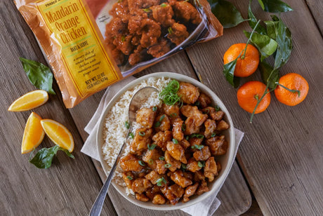 Mandarin Orange Chicken Crispy Sweet Spicy Frozen Meal 22 Oz