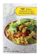 Yellow Jackfruit Curry with Jasmine Rice Frozen Vegan Meal 13 Oz