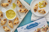 Parmesan Pastry Pups Mini Hot Dogs Puff Pastry Snack 10.5 Oz