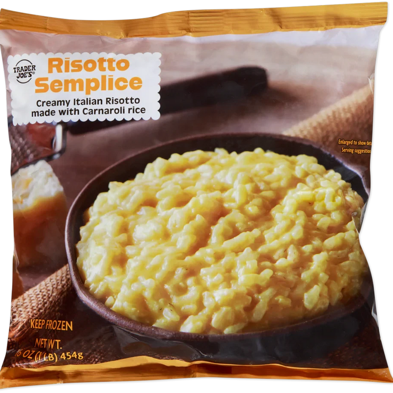 Risotto Semplice Creamy Italian Rice Frozen Meal 16 Oz