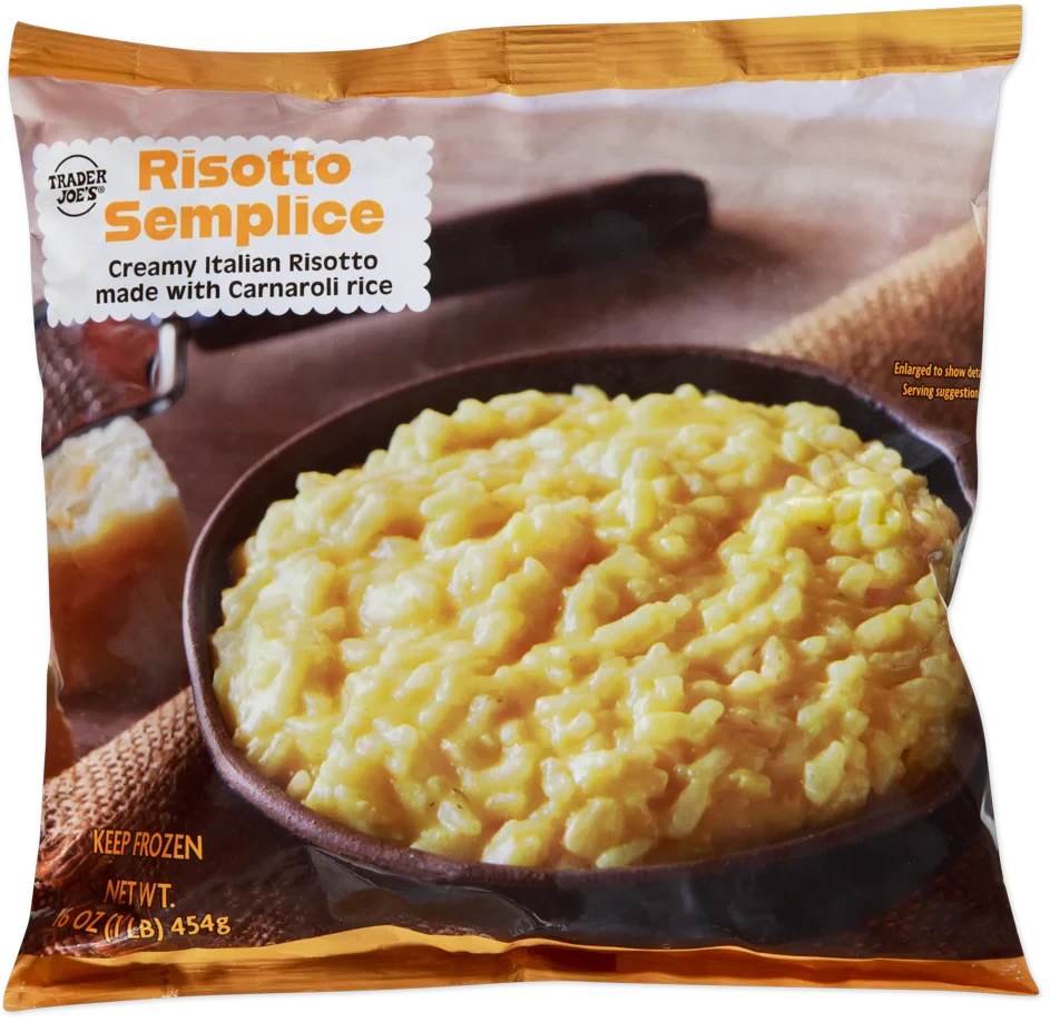 Risotto Semplice Creamy Italian Rice Frozen Meal 16 Oz