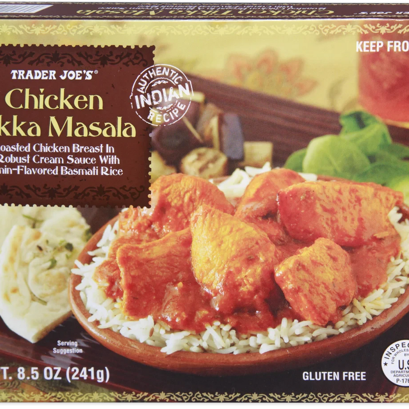 Chicken Tikka Masala with Basmati Rice Frozen Indian Meal 8.5 Oz