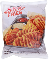 Seasoned Waffle Cut Fries Crispy Vegan Frozen Potato Fries 20 Oz