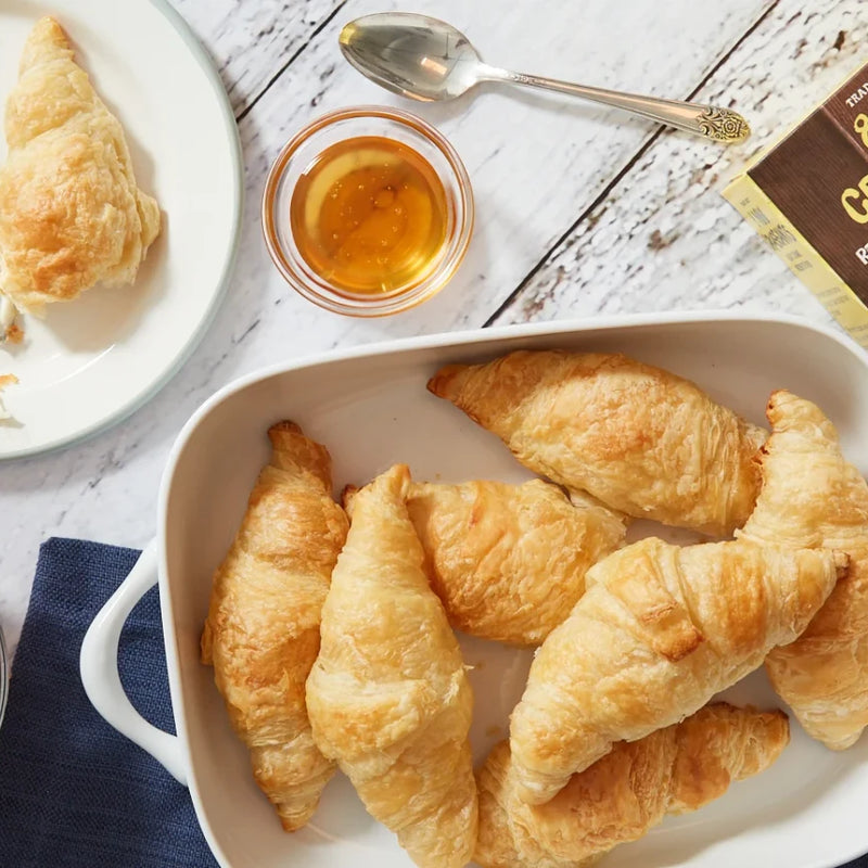 Mini Croissants 8 Pack Buttery Flaky Frozen Pastry 12 Oz