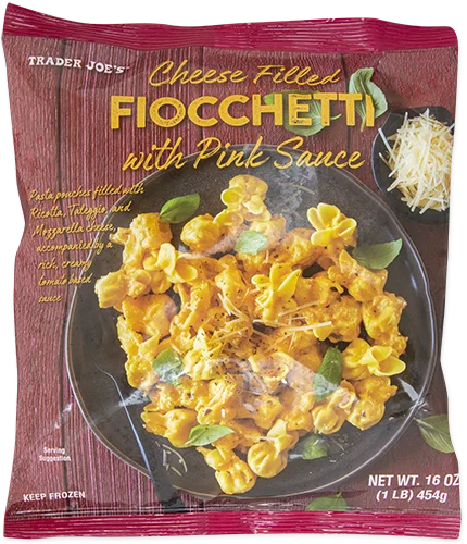Cheese Filled Fiocchetti Pasta Creamy Pink Sauce Frozen Meal 16 Oz