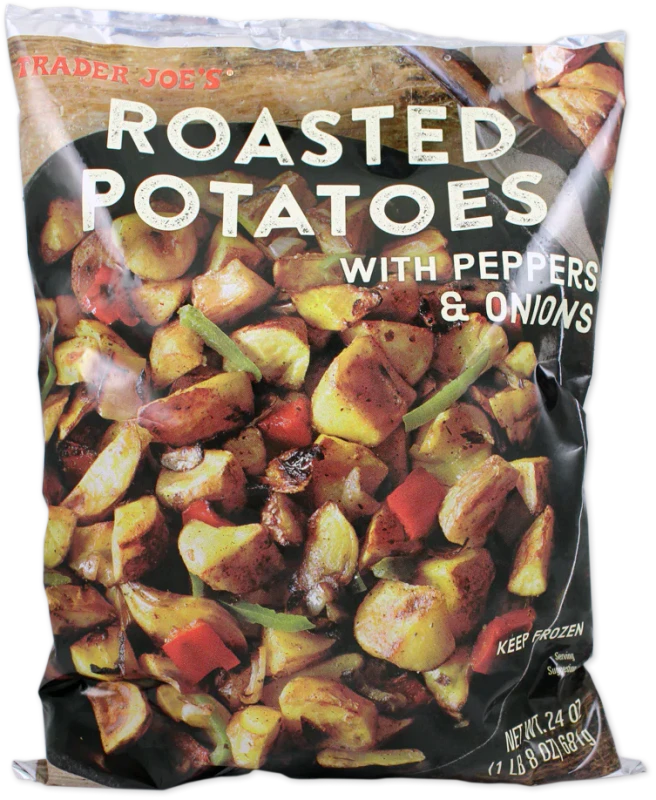 Roasted Potatoes with Peppers & Onions Frozen Side Dish 24 Oz