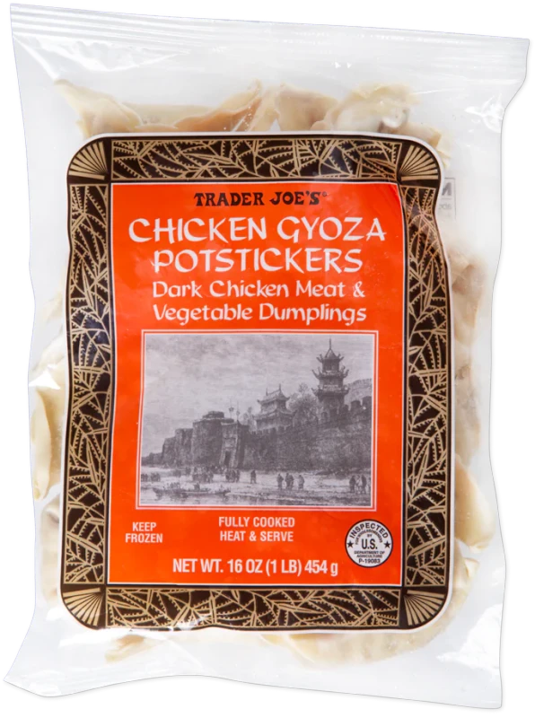 Chicken Gyoza Potstickers Frozen Dumplings with Savory Filling 16 Oz