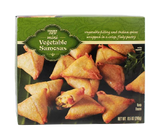 Mini Vegetable Samosas Crispy Indian Snack Frozen Appetizer 8.5 Oz