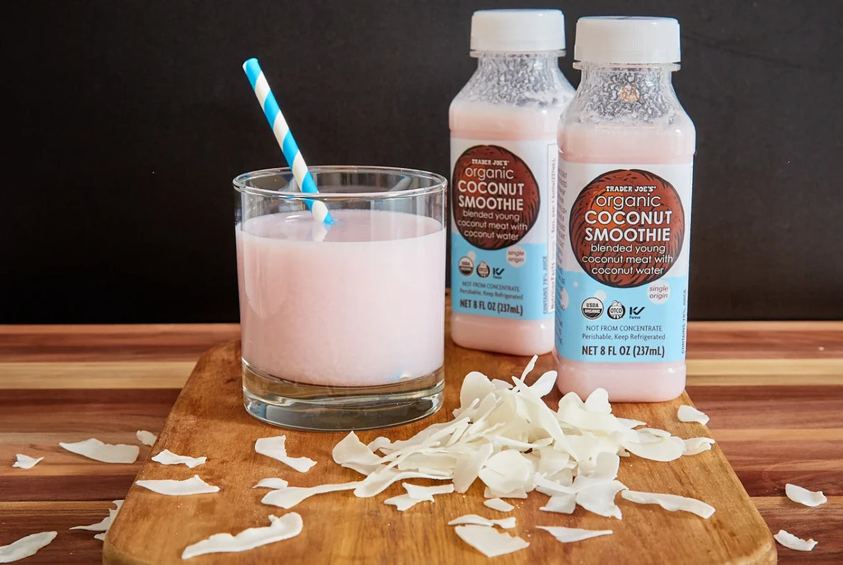 Organic Coconut Smoothie – Creamy Tropical Organic Drink 8 Fl Oz