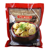Chicken & Mushroom Pelmeni Frozen Dumplings Savory Meal 16 Oz