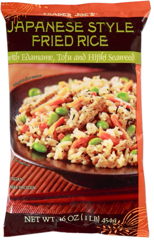 Japanese Style Fried Rice Frozen Vegetable Rice with Tofu 16 Oz