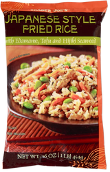 Japanese Style Fried Rice Frozen Vegetable Rice with Tofu 16 Oz