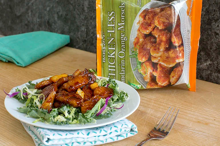 Vegan Mandarin Orange Chicken-less Morsels Plant Based Meal 9.25 Oz