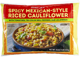 Mexican Style Riced Cauliflower Spicy Vegan Healthy Meal 16 Oz