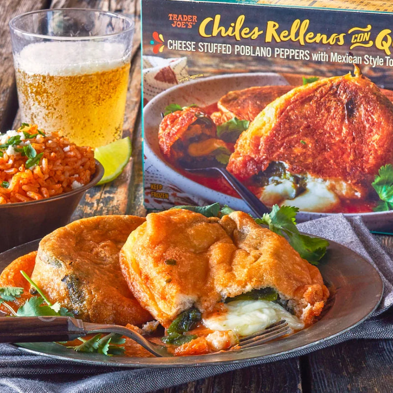Chiles Rellenos Con Queso Frozen Stuffed Pepper Meal 14.4 Oz