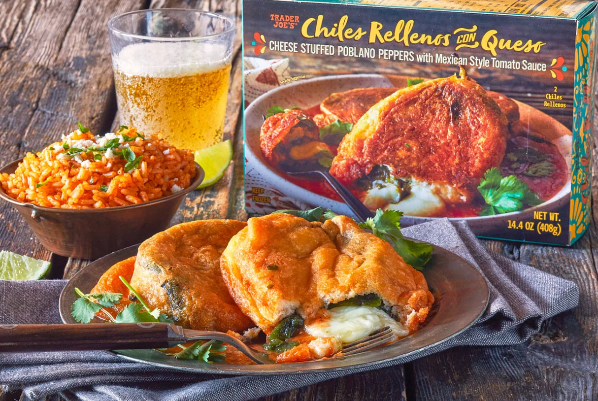 Chiles Rellenos Con Queso Frozen Stuffed Pepper Meal 14.4 Oz