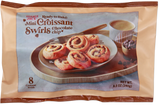 Mini Chocolate Chip Croissant Swirls Frozen Ready to Bake Pastry 8.5 Oz