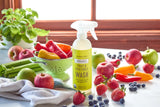 Certified Organic Fruit & Vegetable Wash – 16 fl oz High-Value Cleaning Spray