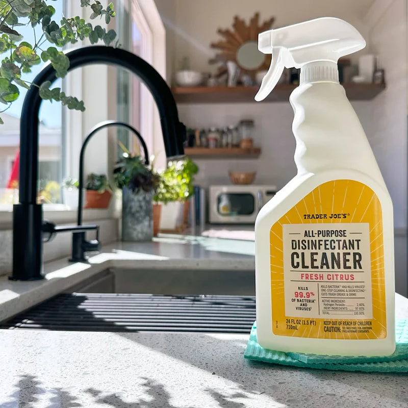Fresh Citrus All-Purpose Disinfectant Cleaner – Bleach-Free Hydrogen Peroxide Formula (24 fl oz)